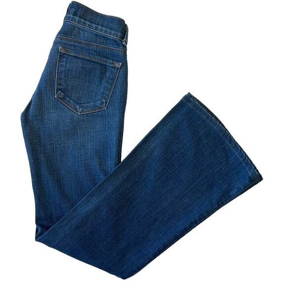 J Brand Mid Rise Dark Wash Flare Jeans Size 25 - Picture 6 of 6